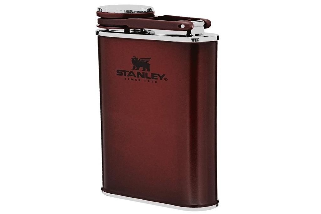 STANLEY PASLANMAZ ÇELİK CEP MATARASI 0.23 LT - BORDO