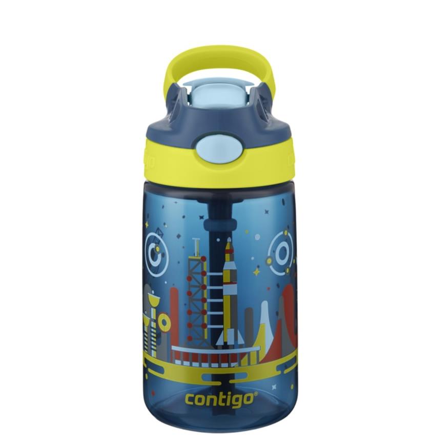 CONTİGO EMZİKLİ ÇOCUK SU MATARASI 420ML - UZAY DESENLİ