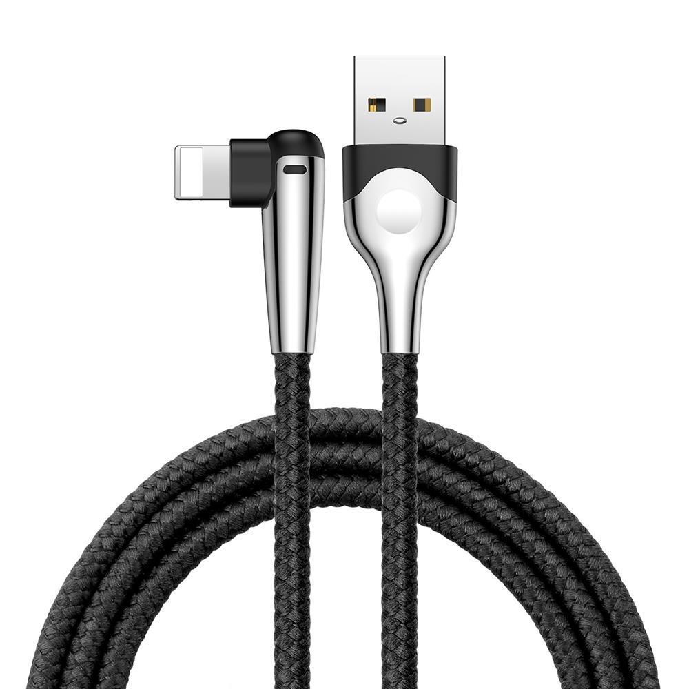 BASEUS SHARP-BİRD İP İÇİN 1.5A  2M USB MOBİL OYUN KABLOSU SİYAH
