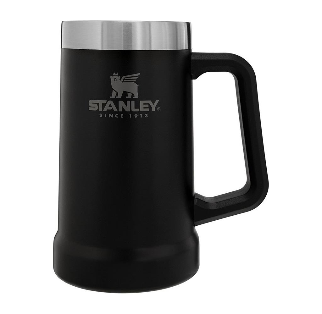 STANLEY 0.7L ADVENTURE BİG GRİP BEER STEİN - SİYAH