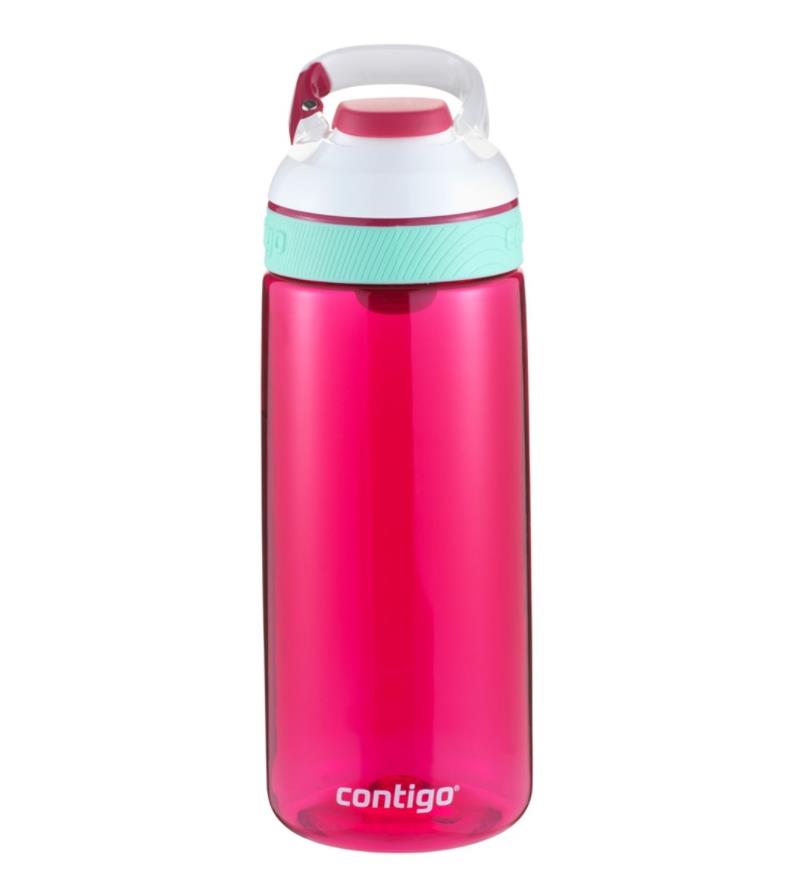 CONTİGO TEK EL BAS İÇ KİLİTLİ SU MATARASI 590ML - PEMBE