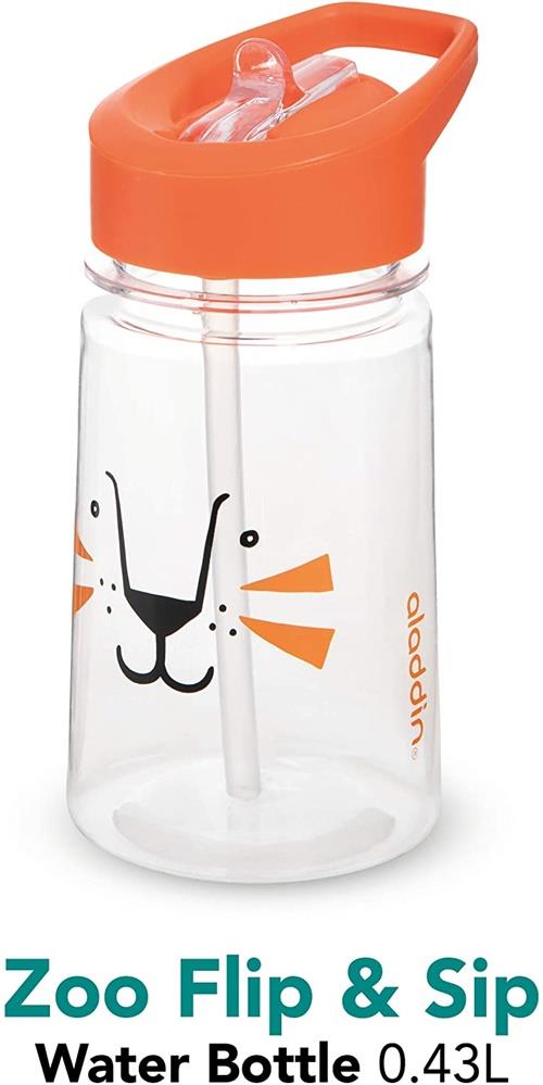  TURUNCU SU MATARASI - 0.43L ZOO FLİP WATER BOTTLE 