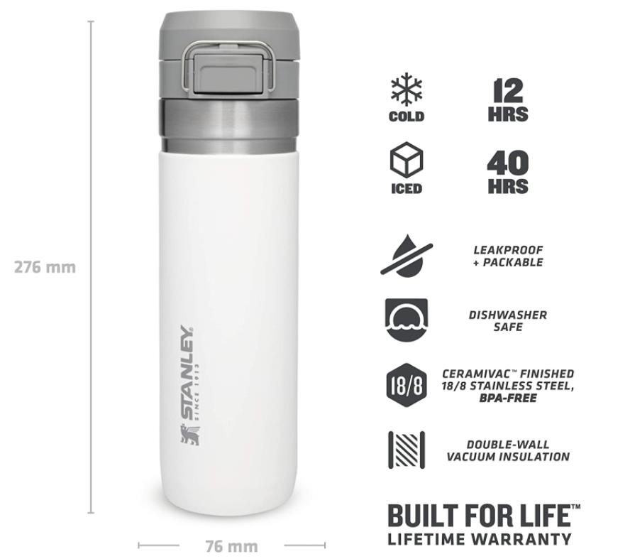 THE QUİCK FLİP WATER BOTTLE 0,70 L - BEYAZ