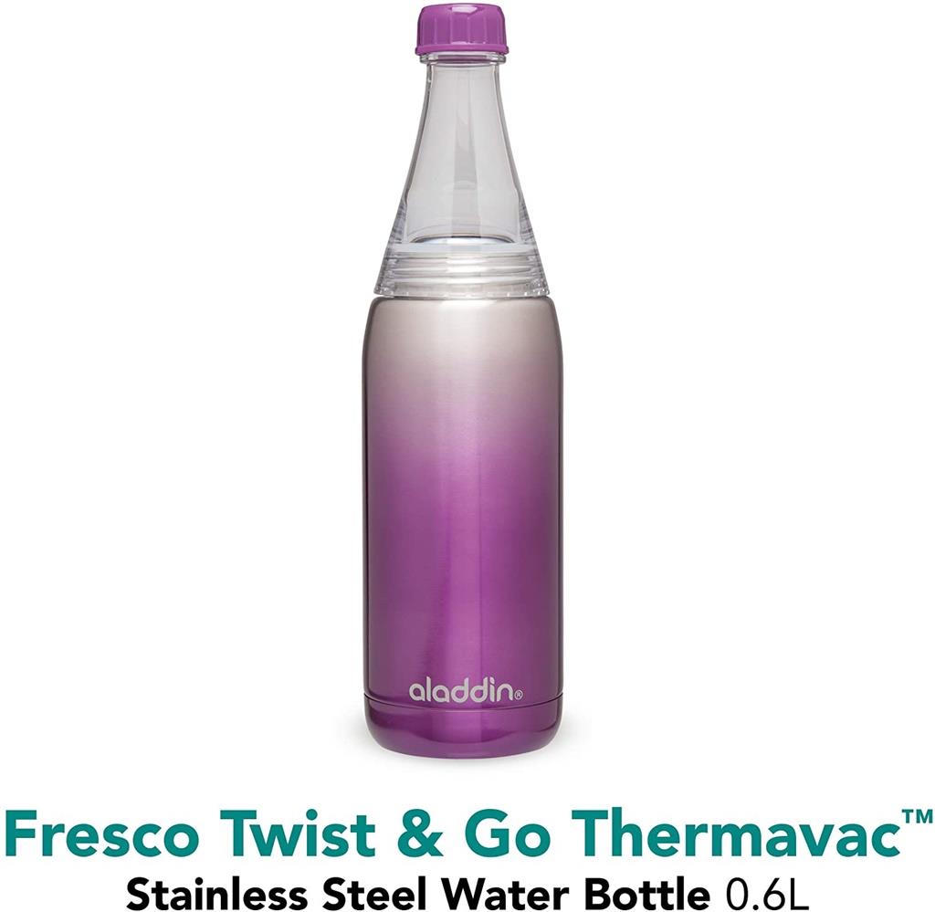 0.6L FRESCO TWİST & GO HYBRİD VAKUM YALITIMLI ŞİŞE - MOR