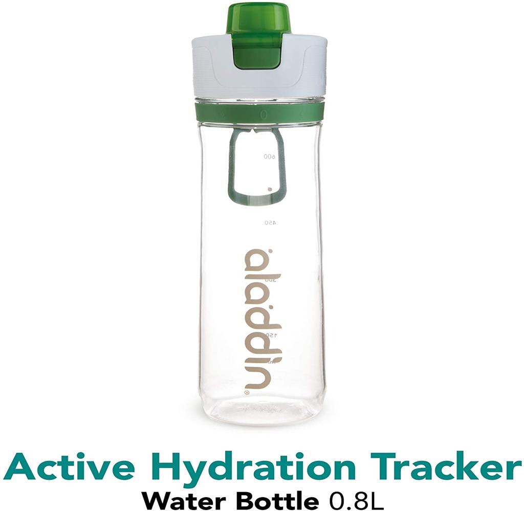 ÖLÇEKLİ MATARA - YEŞİL - 0.8L ACTİVE HYDRATİON TRACKER BOTTLE 