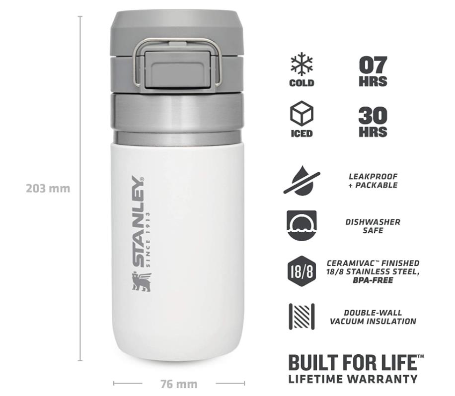 THE QUİCK FLİP WATER BOTTLE 0,47 L - BEYAZ