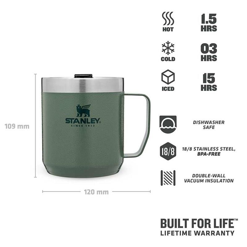 STANLEY 0.35L - KLASİK KAMP BARDAĞI - HAMMERTONE GREEN