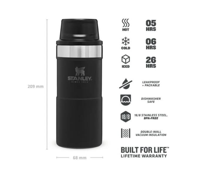 TİGGER ACTİON TRAVEL MUG 0,35 L - SİYAH